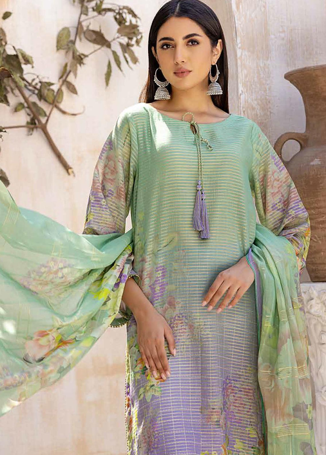 C-Prints By Charizma Printed Lawn Suits Unstitched 3 Piece CRZ23-CP5 CP-43 - Summer Collection