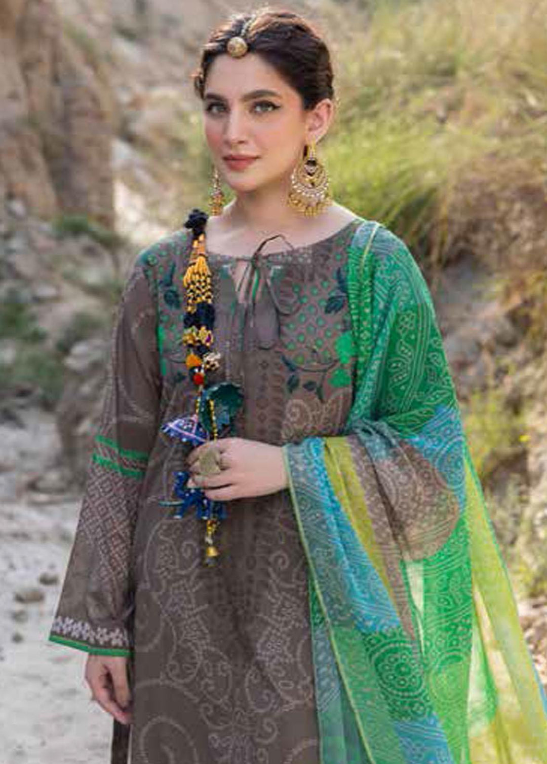 C-Prints By Charizma Printed Lawn Suits Unstitched 3 Piece CRZ23-CP4 CP-33 - Summer Collection
