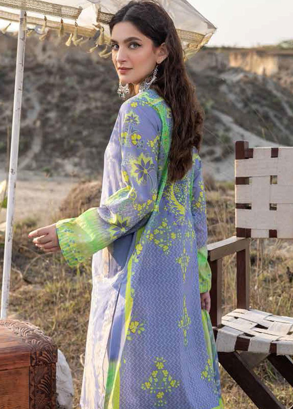 C-Prints By Charizma Printed Lawn Suits Unstitched 3 Piece CRZ23-CP4 CP-35 - Summer Collection