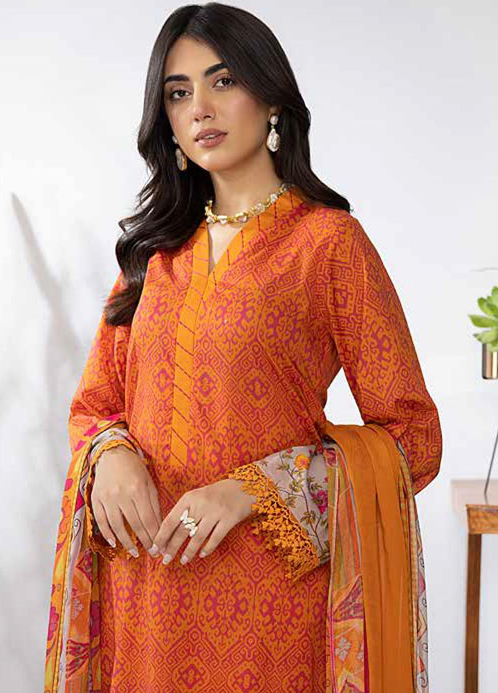 C-Prints By Charizma Printed Lawn Suits Unstitched 3 Piece CRZ23-CP6 CP-44 - Summer Collection