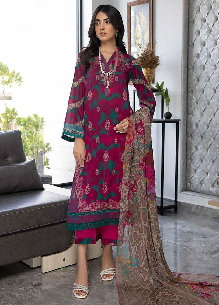 C-Prints By Charizma Printed Lawn Suits Unstitched 3 Piece CRZ23-CP6 CP-46 - Summer Collection
