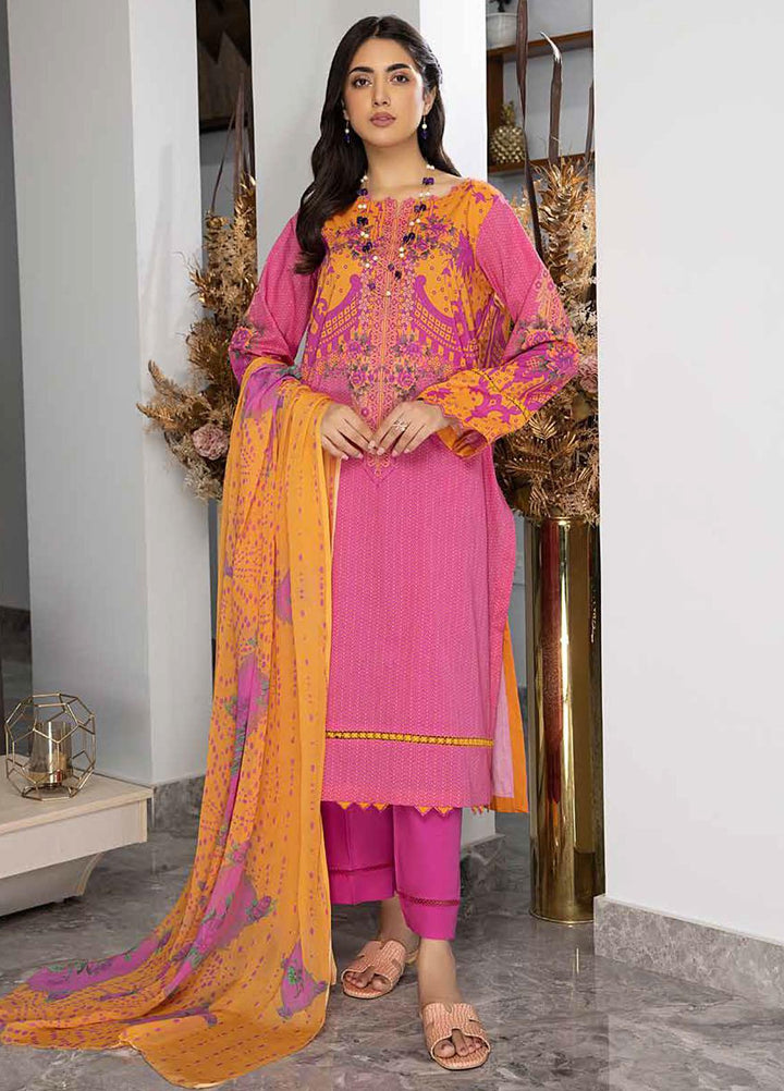 C-Prints By Charizma Printed Lawn Suits Unstitched 3 Piece CRZ23-CP6 CP-48 - Summer Collection