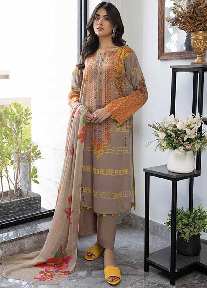 C-Prints By Charizma Printed Lawn Suits Unstitched 3 Piece CRZ23-CP6 CP-50 - Summer Collection