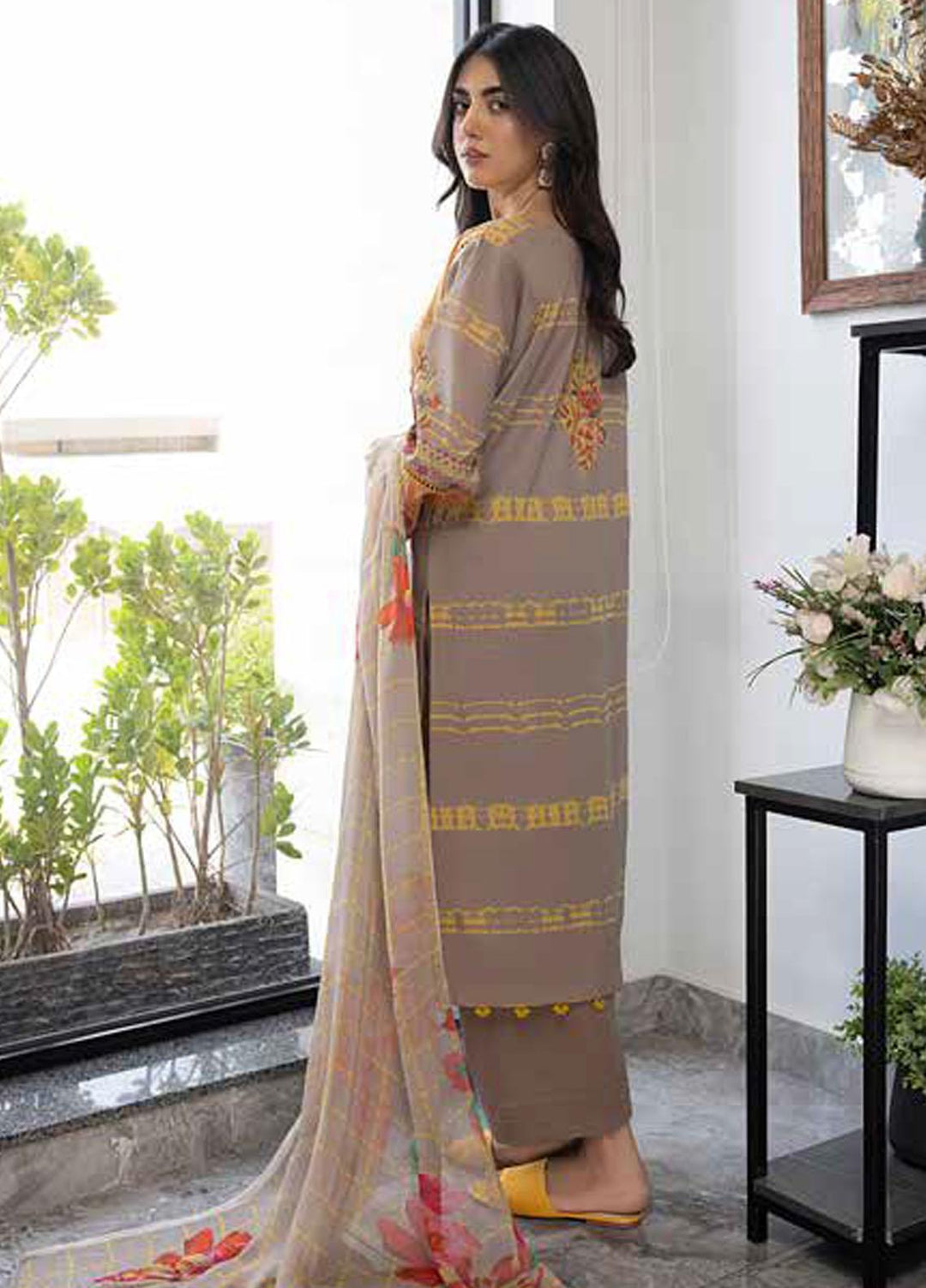 C-Prints By Charizma Printed Lawn Suits Unstitched 3 Piece CRZ23-CP6 CP-50 - Summer Collection