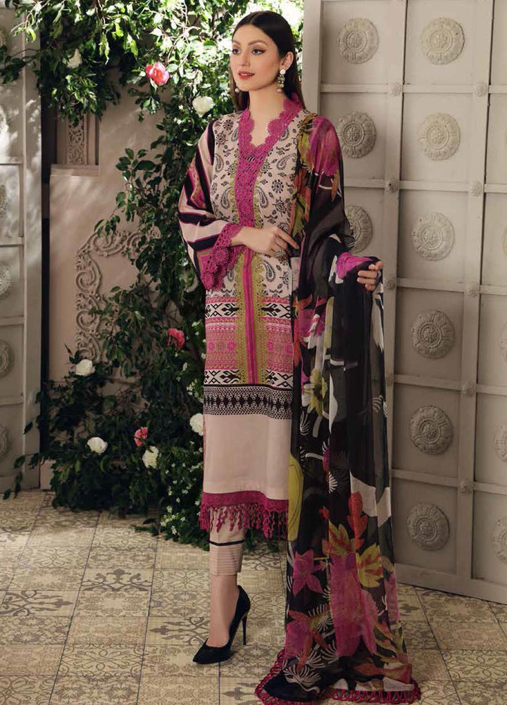 Charizma Printed Lawn Suits Unstitched 3 Piece CRZ21CP-5 CP-50 - Summer Collection