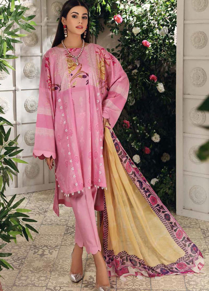 Charizma Printed Lawn Suits Unstitched 3 Piece CRZ21CP-5 CP-53 - Summer Collection