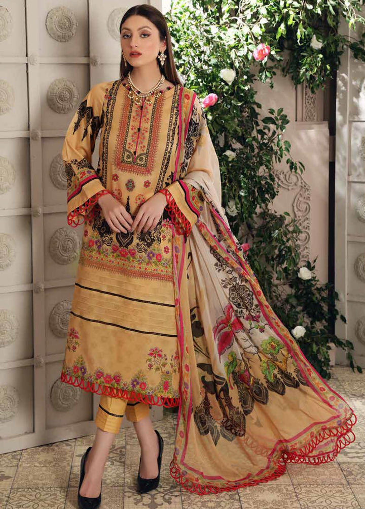 Charizma Printed Lawn Suits Unstitched 3 Piece CRZ21CP-5 CP-54 - Summer Collection