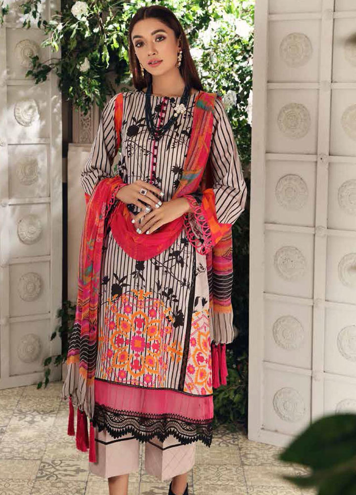 Charizma Printed Lawn Suits Unstitched 3 Piece CRZ21CP-5 CP-55 - Summer Collection