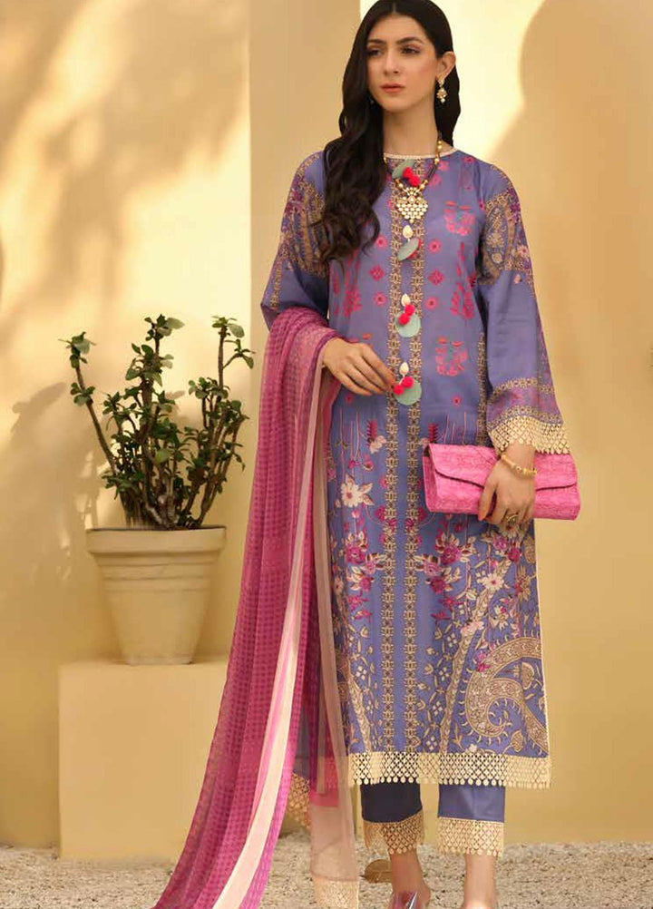 Charizma Printed Lawn Suits Unstitched 3 Piece CRZ21CP-5 CP-57 - Summer Collection