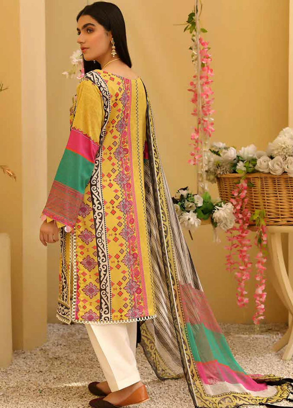 Charizma Printed Lawn Suits Unstitched 3 Piece CRZ21CP-5 CP-60 - Summer Collection