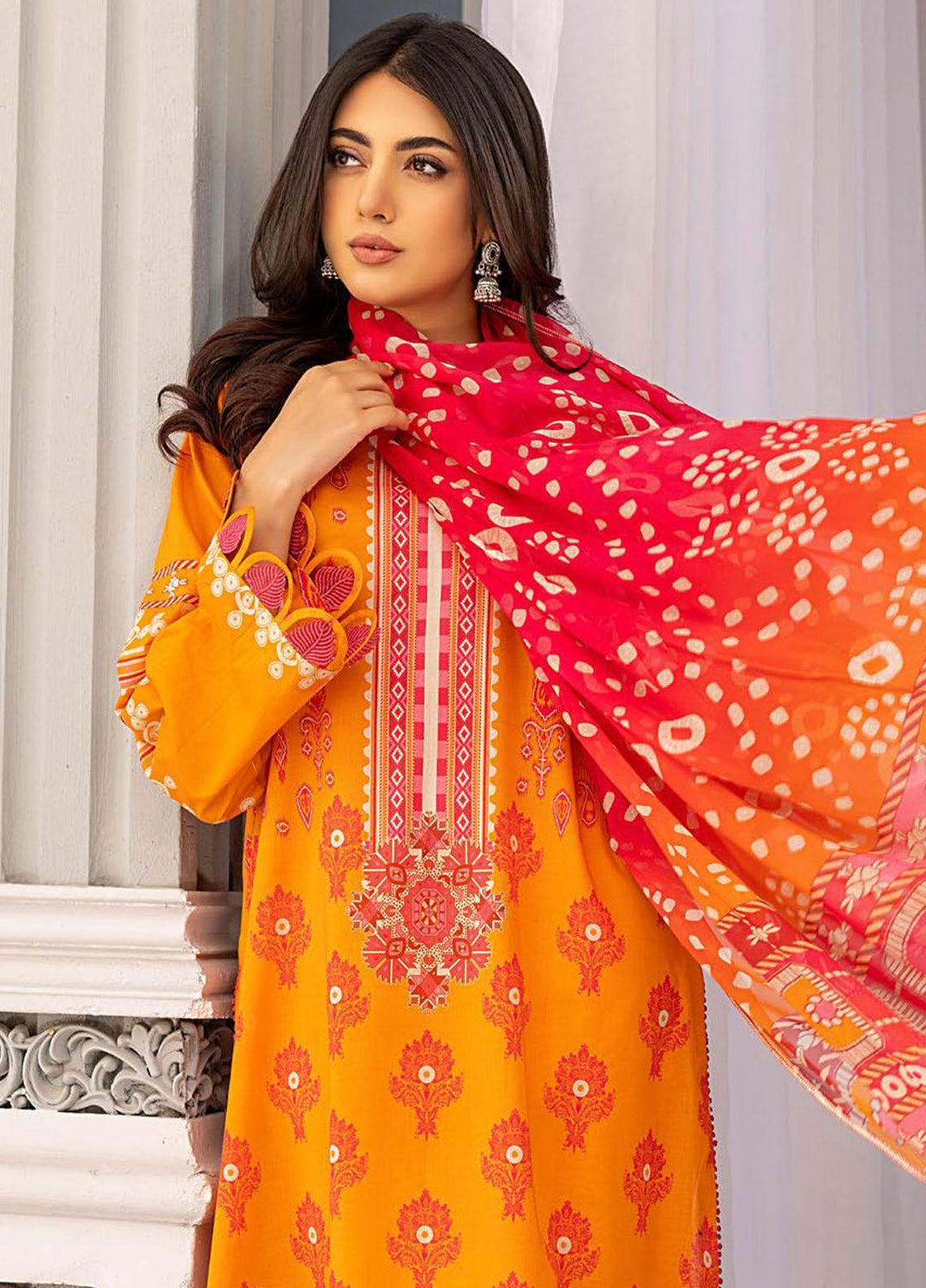 Charizma Printed Lawn Suits Unstitched 3 Piece CRZ23CP-V3 CP-021 - Spring / Summer Collection