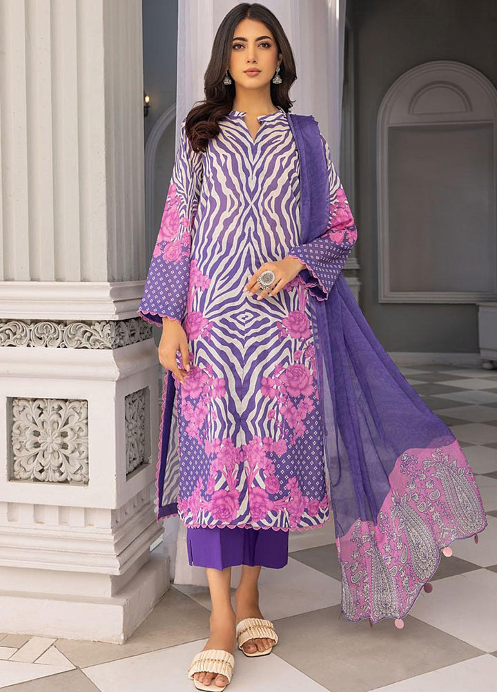 Charizma Printed Lawn Suits Unstitched 3 Piece CRZ23CP-V3 CP-022 - Spring / Summer Collection