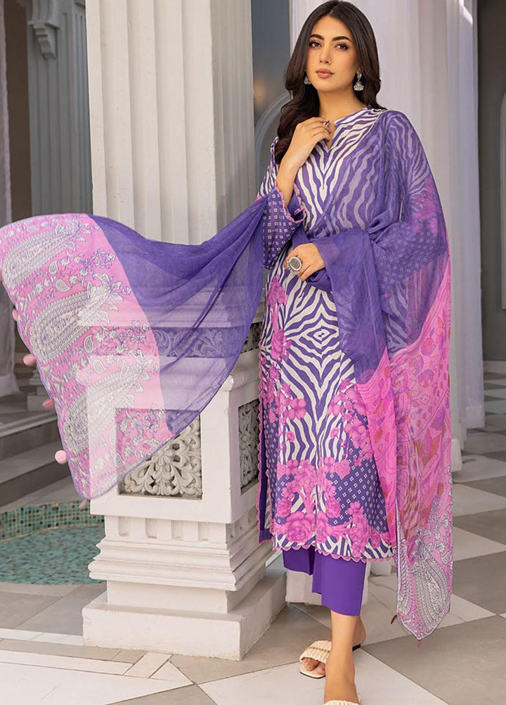 Charizma Printed Lawn Suits Unstitched 3 Piece CRZ23CP-V3 CP-022 - Spring / Summer Collection