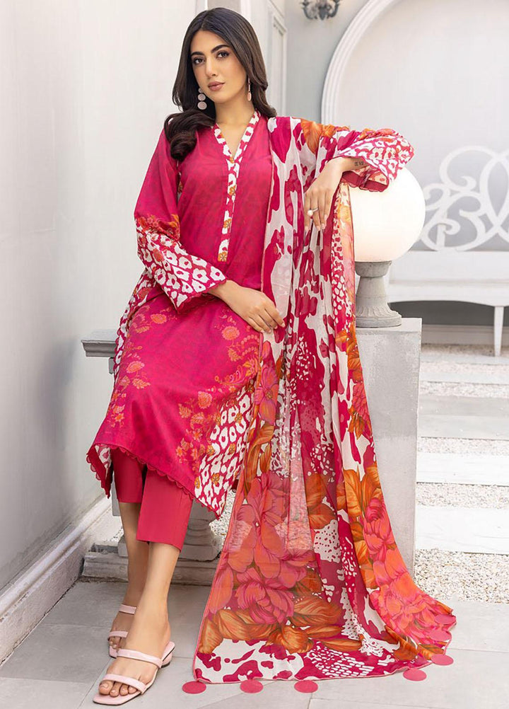 Charizma Printed Lawn Suits Unstitched 3 Piece CRZ23CP-V3 CP-023 - Spring / Summer Collection