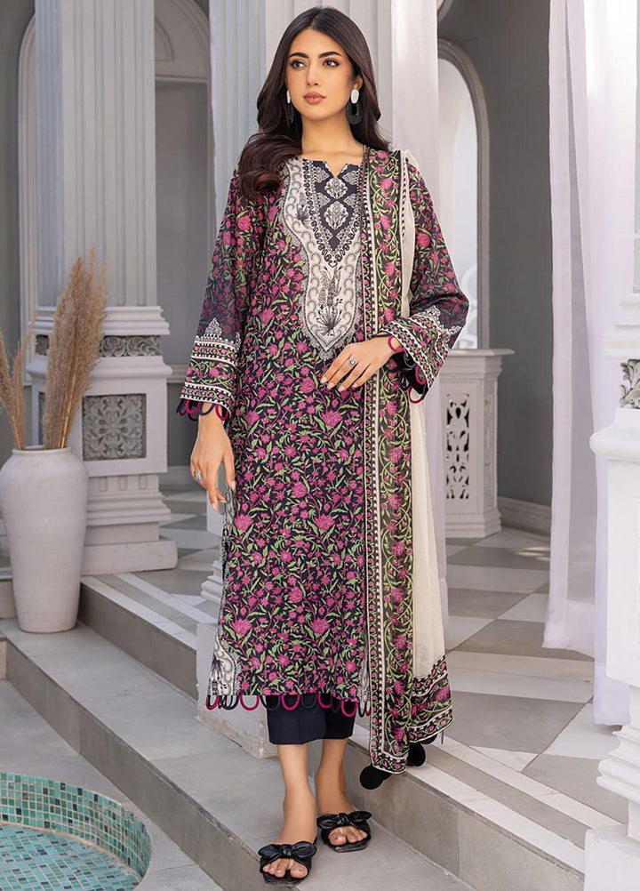 Charizma Printed Lawn Suits Unstitched 3 Piece CRZ23CP-V3 CP-024 - Spring / Summer Collection