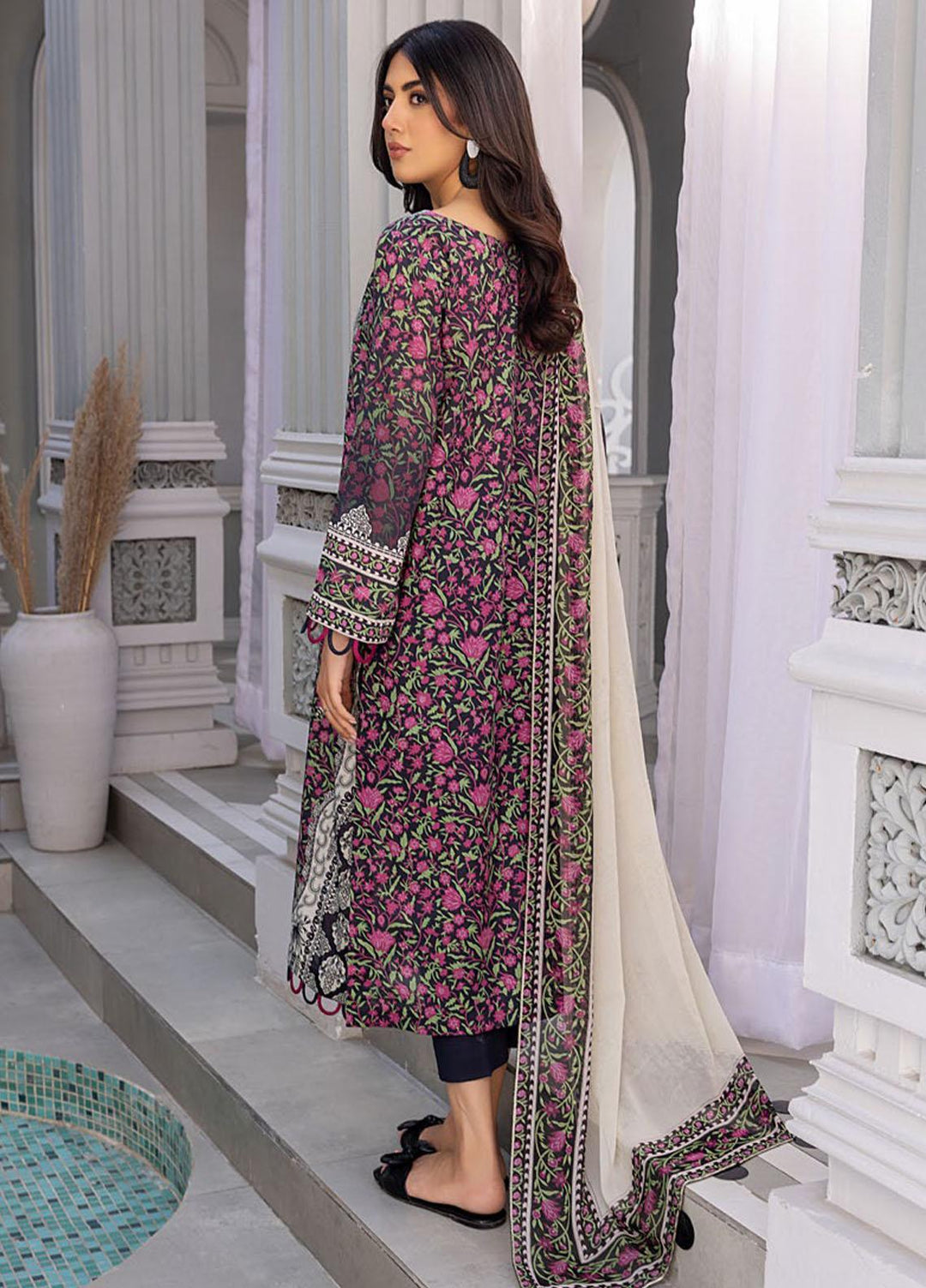 Charizma Printed Lawn Suits Unstitched 3 Piece CRZ23CP-V3 CP-024 - Spring / Summer Collection