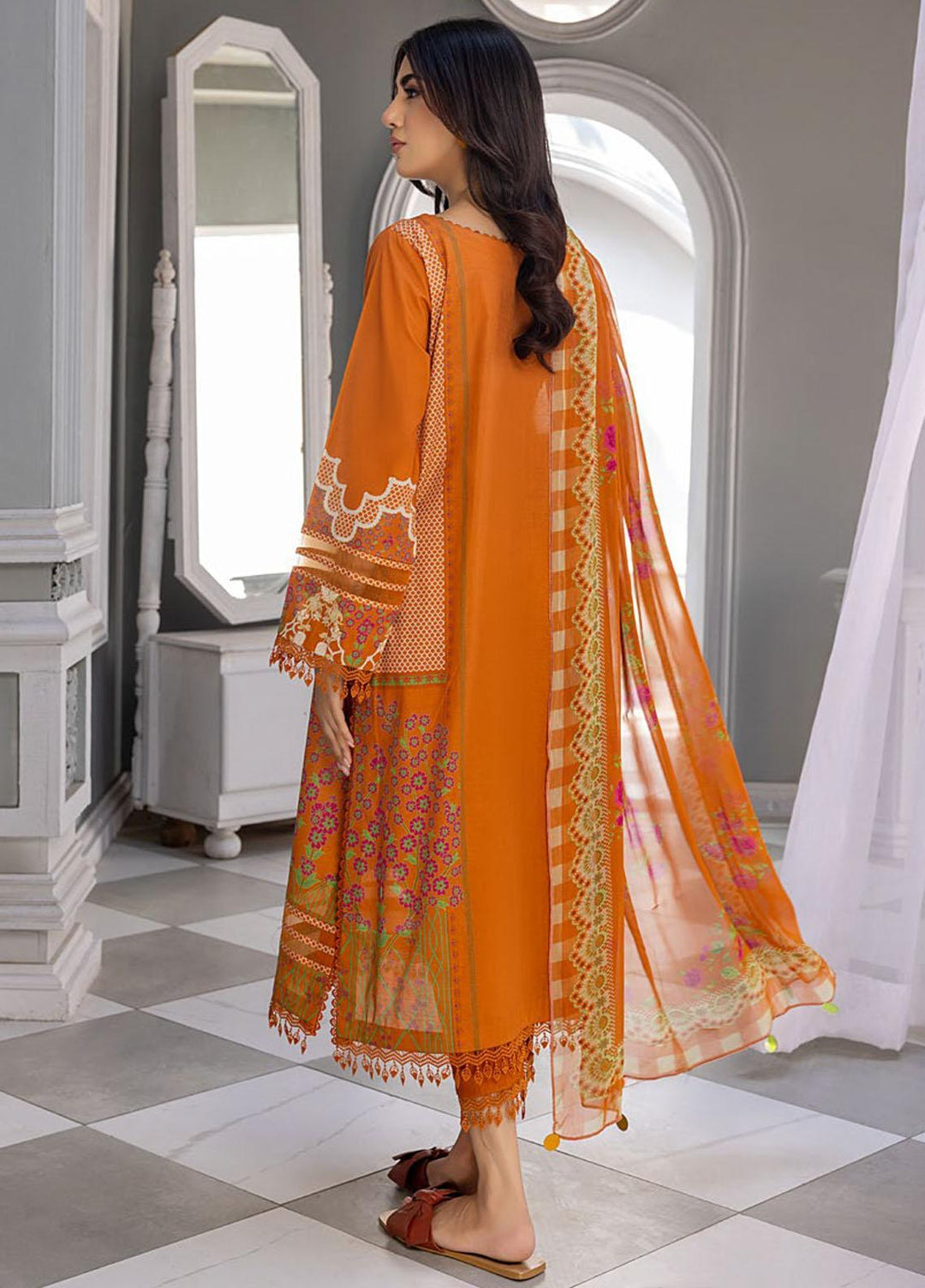 Charizma Printed Lawn Suits Unstitched 3 Piece CRZ23CP-V3 CP-027 - Spring / Summer Collection