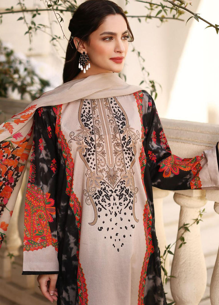 Charizma Printed Lawn Suits Unstitched 3 Piece CRZ23CP-V2 CP-015 - Summer Collection