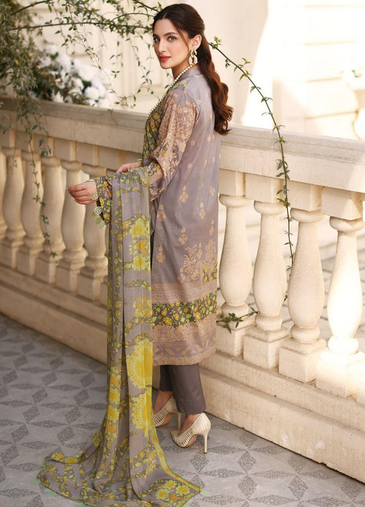 Charizma Printed Lawn Suits Unstitched 3 Piece CRZ23CP-V2 CP-016 - Summer Collection