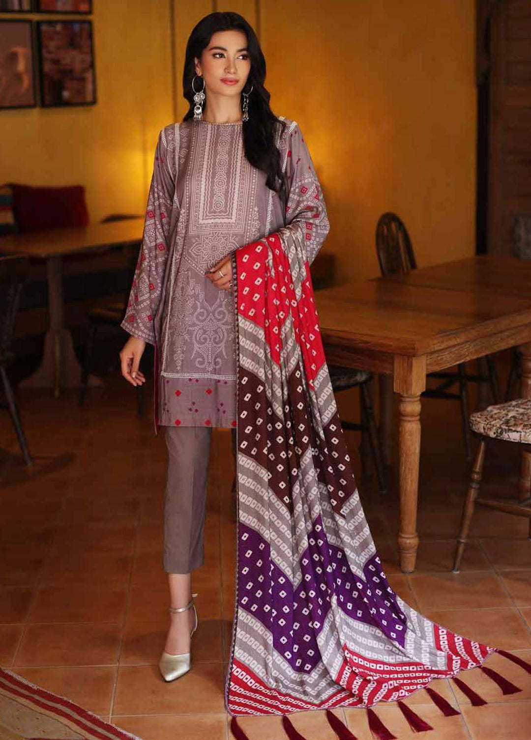 C-Prints By Charizma Printed Viscose Suits Unstitched 3 Piece CRZ22-CP9 CPW 82 - Winter Collection