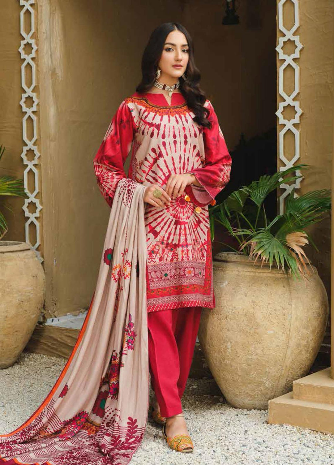 Charizma Printed Khaddar Suits Unstitched 3 Piece CRZ21CS CPW-23 - Winter Collection