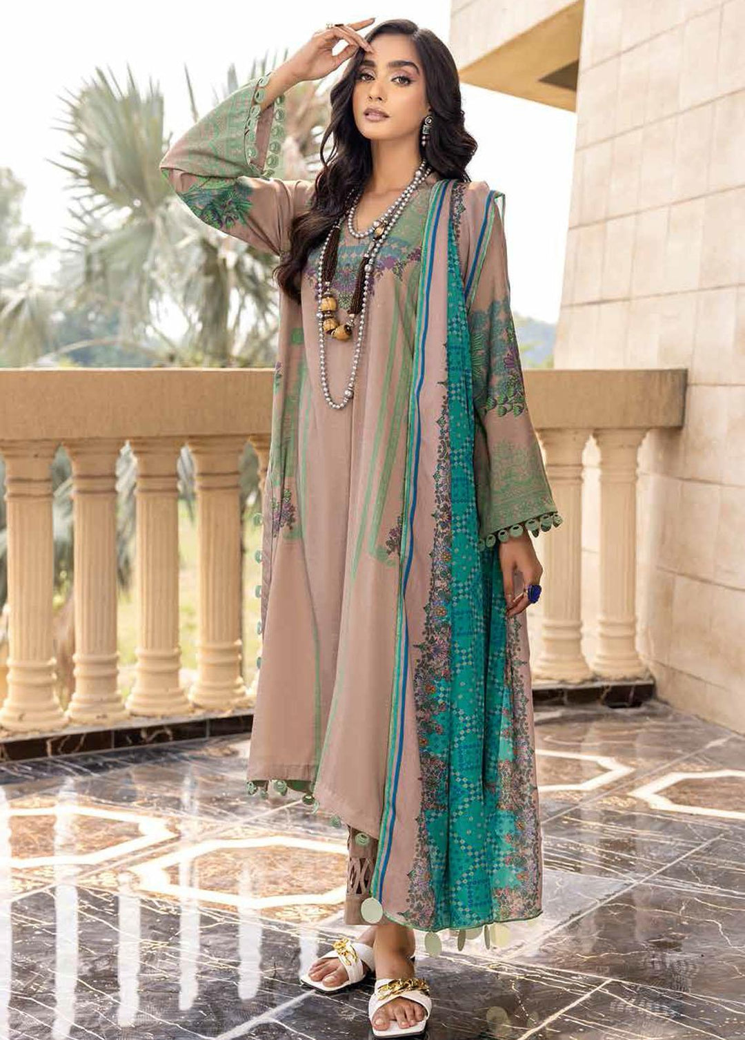 C-Prints By Charizma Printed Dhanak Suits Unstitched 3 Piece CRZ22-W5 CPW-40 - Winter Collection