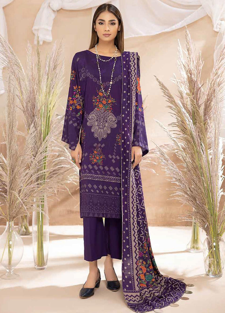 C-Prints by Charizma Printed Dhanak Suits Unstitched 3 Piece CRZ22-W6 CPW-44 - Winter Collection