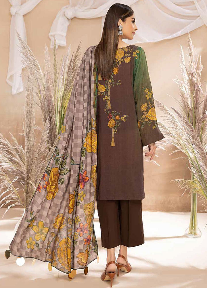 C-Prints by Charizma Printed Dhanak Suits Unstitched 3 Piece CRZ22-W6 CPW-45 - Winter Collection
