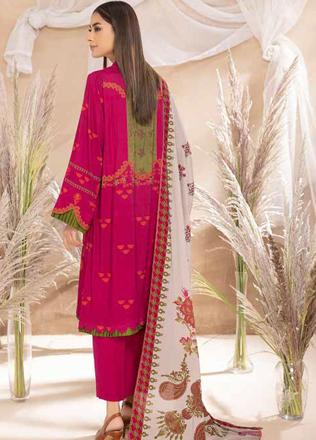C-Prints by Charizma Printed Dhanak Suits Unstitched 3 Piece CRZ22-W6 CPW-46 - Winter Collection