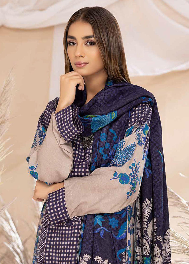 C-Prints by Charizma Printed Dhanak Suits Unstitched 3 Piece CRZ22-W6 CPW-47 - Winter Collection