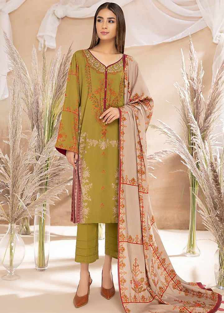 C-Prints by Charizma Printed Dhanak Suits Unstitched 3 Piece CRZ22-W6 CPW-49 - Winter Collection