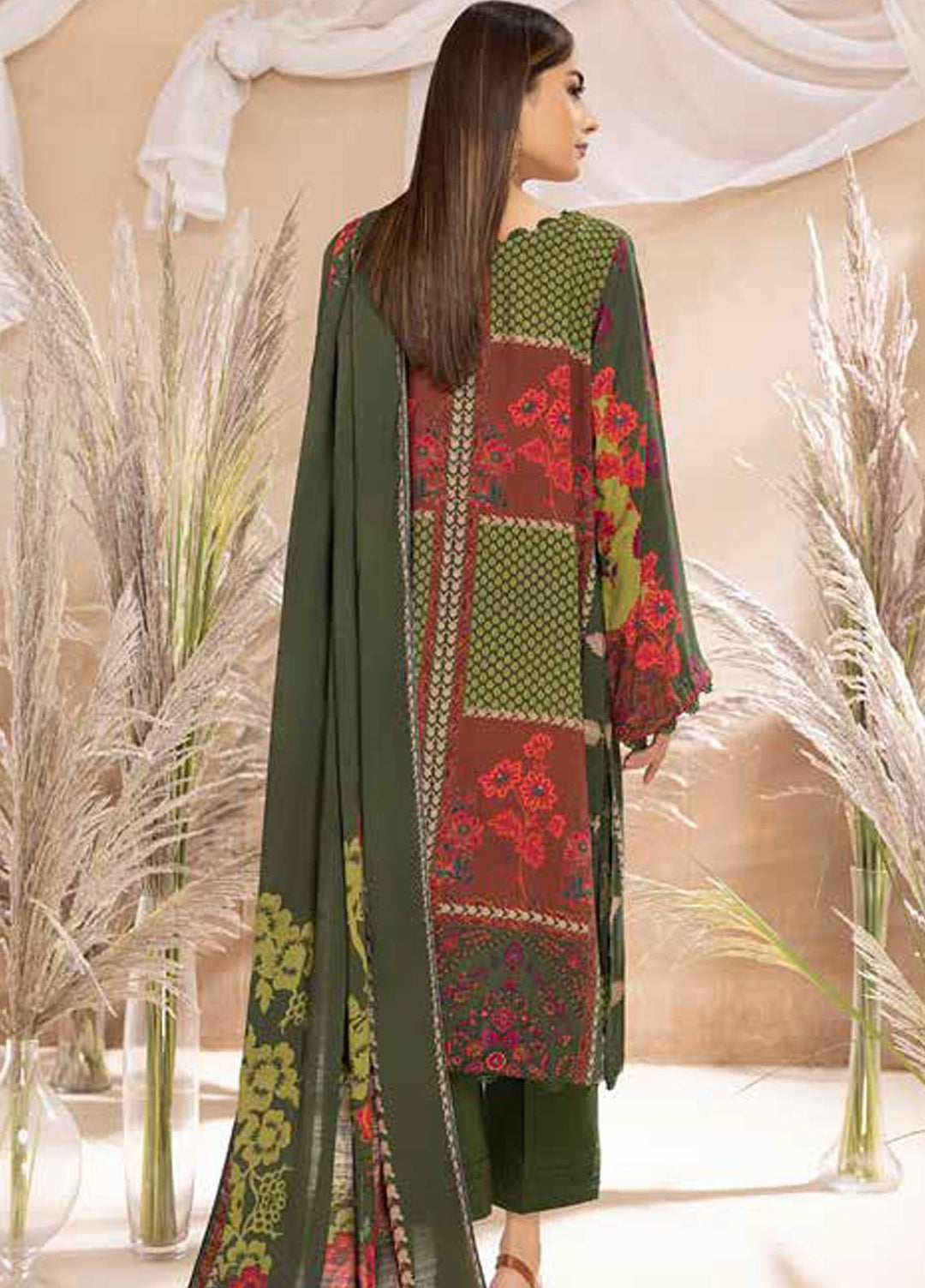 C-Prints by Charizma Printed Dhanak Suits Unstitched 3 Piece CRZ22-W6 CPW-51 - Winter Collection