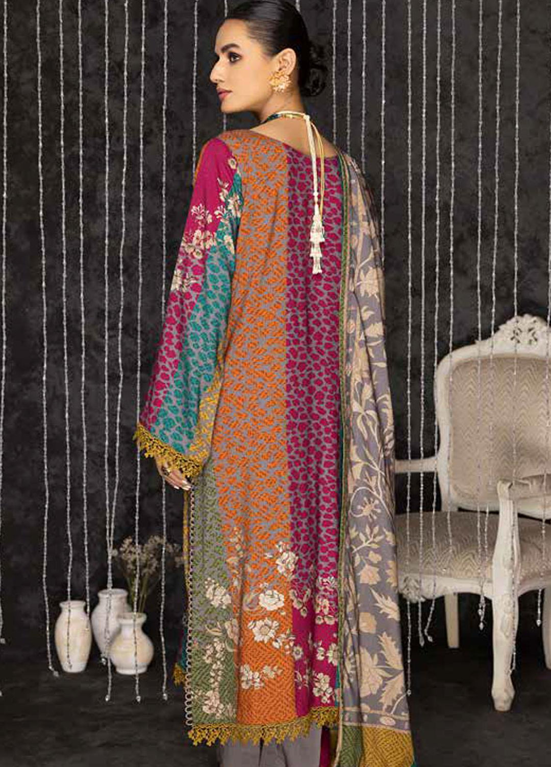 C-Prints By Charizma Printed Dhanak Suits Unstitched 3 Piece CRZ22-W7 CPW-54 - Winter Collection