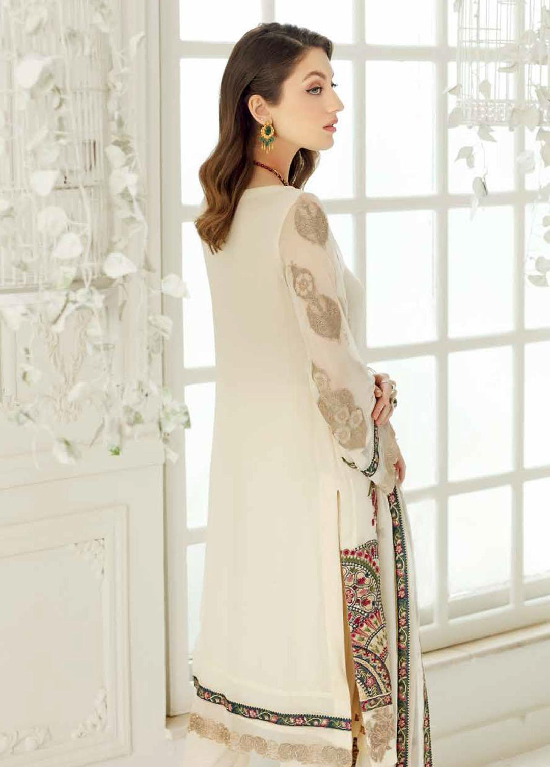 Chimmer By Charizma Embroidered Chiffon Suits Unstitched 3 Piece CRZ21-C5 32 - Luxury Collection