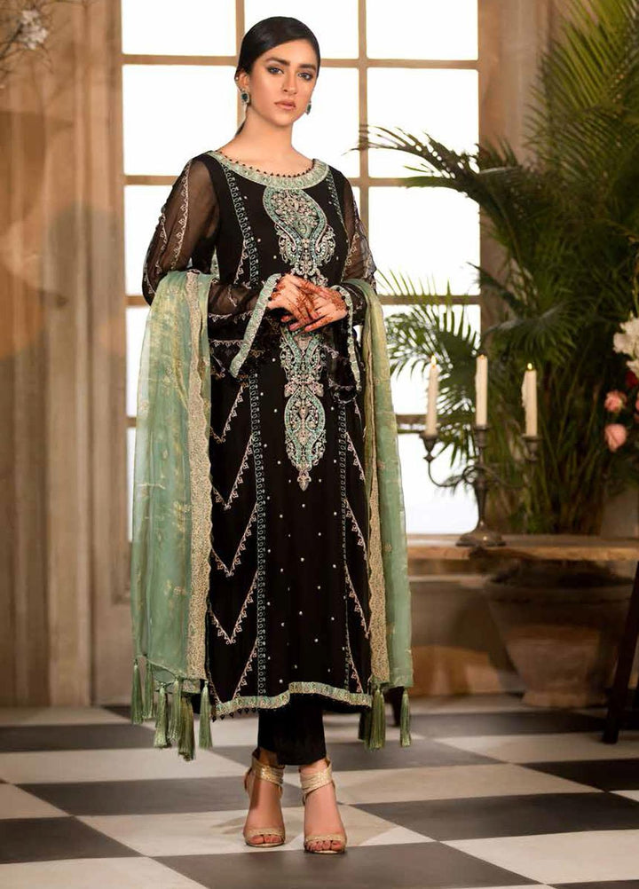 Chimmer By Charizma Embroidered Chiffon Suits Unstitched 3 Piece CRZ21-C4 29 - Luxury Collection