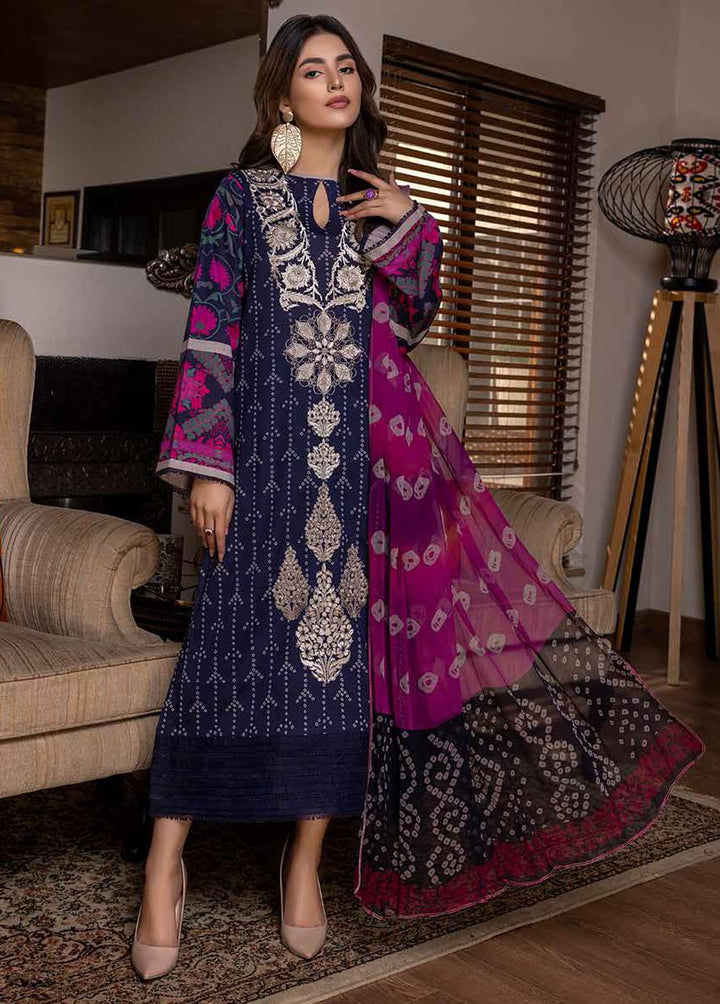 Combination By Charizma Embroidered Lawn Suits Unstitched 3 Piece CRZ22BC CCS-01A - Summer Collection