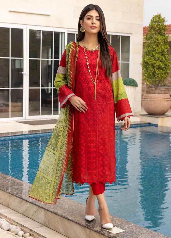 Combination By Charizma Embroidered Lawn Suits Unstitched 3 Piece CRZ22BC CCS-02A - Summer Collection