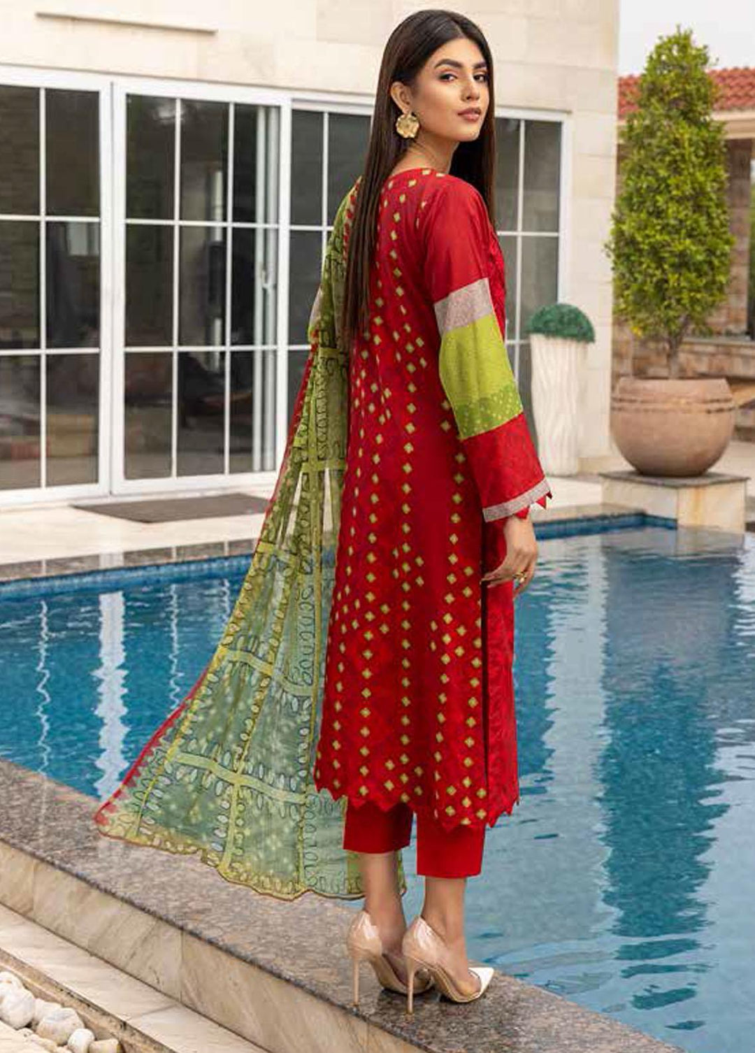 Combination By Charizma Embroidered Lawn Suits Unstitched 3 Piece CRZ22BC CCS-02A - Summer Collection