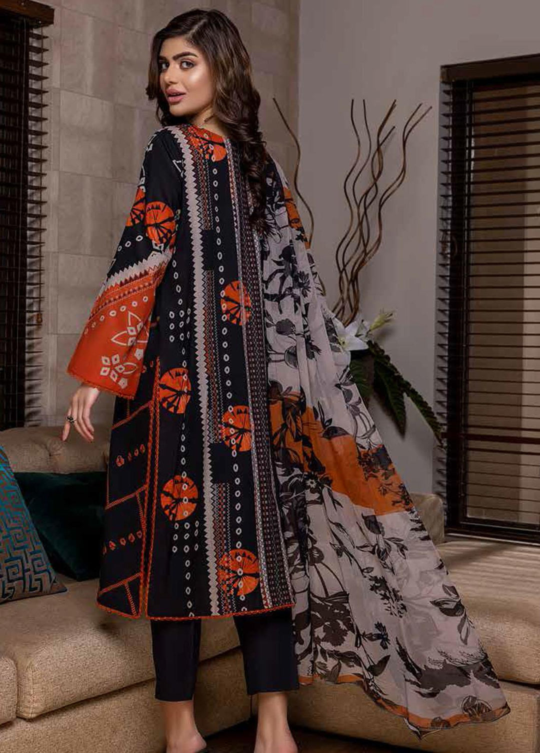Combination By Charizma Embroidered Lawn Suits Unstitched 3 Piece CRZ22BC CCS-03C - Summer Collection