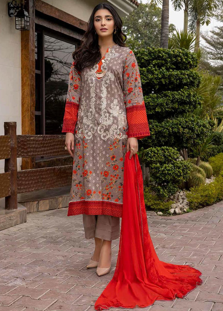 Combination By Charizma Embroidered Lawn Suits Unstitched 3 Piece CRZ22BC CCS-04A - Summer Collection