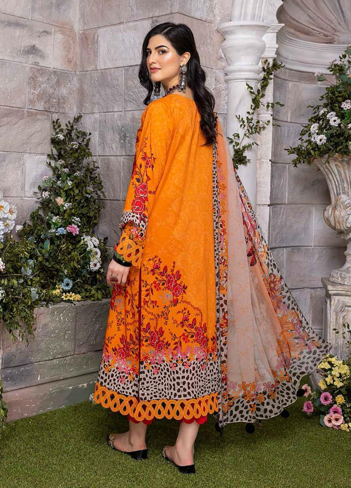 Charizma Embroidered Lawn Suits Unstitched 3 Piece CRZ22CBL-2 CCS-05-A - Summer Collection