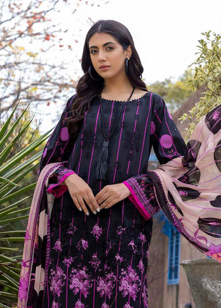 Charizma Embroidered Lawn Suits Unstitched 3 Piece CRZ22CBL-2 CCS-09-A - Summer Collection