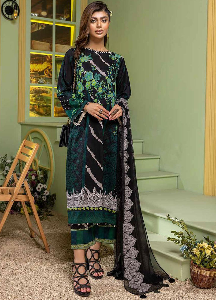 Charizma Embroidered Lawn Suits Unstitched 3 Piece CRZ22-C4 CCS-20 - Summer Collection