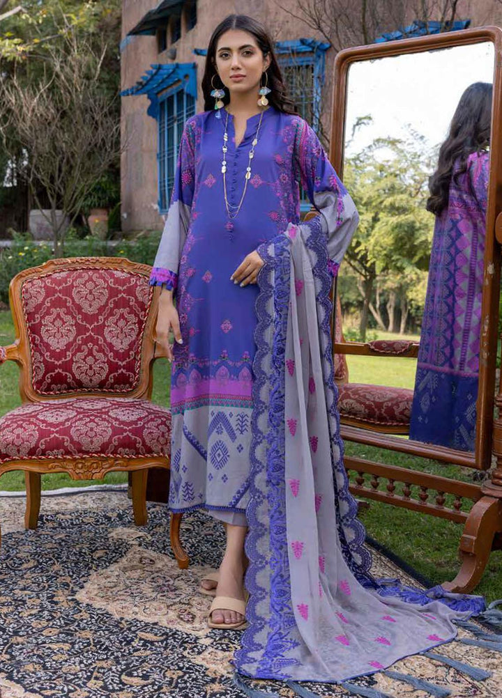 Charizma Embroidered Lawn Suits Unstitched 3 Piece CRZ22-C4 CCS-21 - Summer Collection