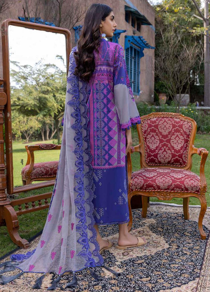Charizma Embroidered Lawn Suits Unstitched 3 Piece CRZ22-C4 CCS-21 - Summer Collection
