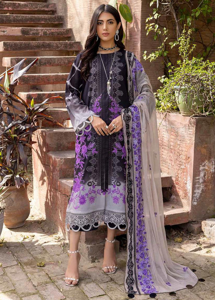 Charizma Embroidered Lawn Suits Unstitched 3 Piece CRZ22-C4 CCS-22 - Summer Collection