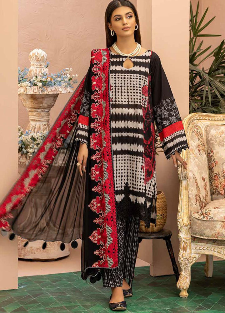Charizma Embroidered Lawn Suits Unstitched 3 Piece CRZ22-C4 CCS-23 - Summer Collection
