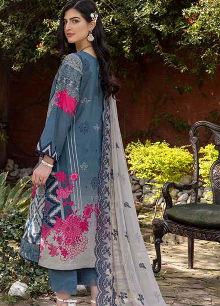 Charizma Embroidered Lawn Suits Unstitched 3 Piece CRZ22-C4 CCS-26 - Summer Collection