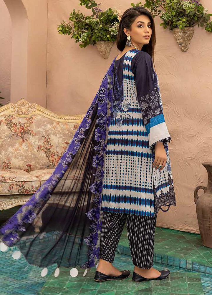 Charizma Embroidered Lawn Suits Unstitched 3 Piece CRZ22-C4 CCS-27 - Summer Collection