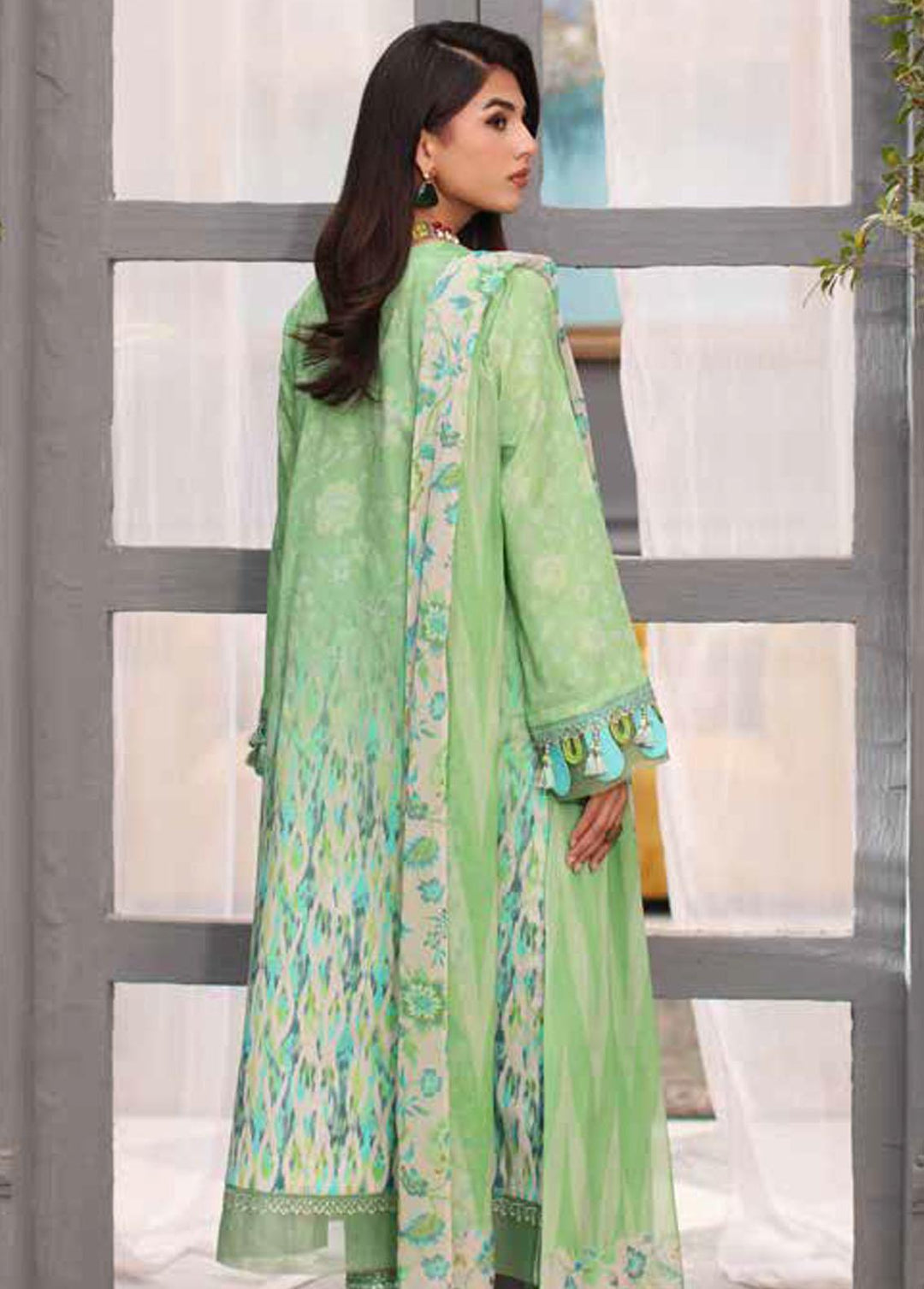 Charizma Embroidered Lawn Suits Unstitched 3 Piece CRZ24C CCS4-01 - Summer Collection